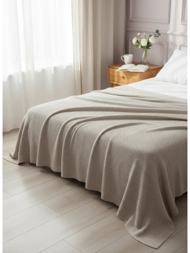 Плед 150х200 покрывало на диван кровать вязаный детский фото 3