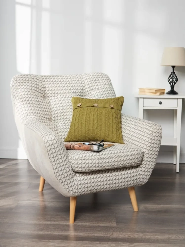 Наволочка декоративная вязаная для подушки 45 x 45 см хлопок фото 2