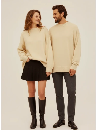 Свитер оверсайз женский и мужской теплая унисекс фото 3