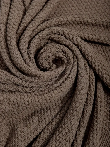 Плед 160х220 на кровать диван покрывало вязаный Хлопок 100 % фото 6