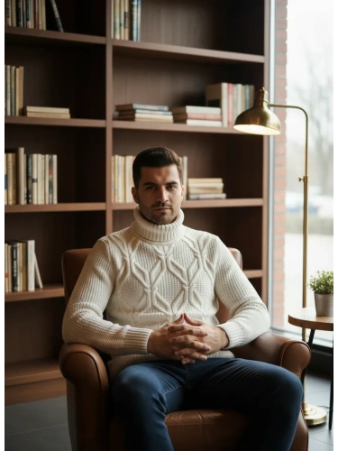 Свитер с горлом теплый шерстяной фото 8