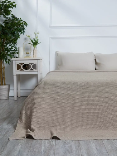 Плед 150х200 покрывало на диван кровать вязаный детский фото 2