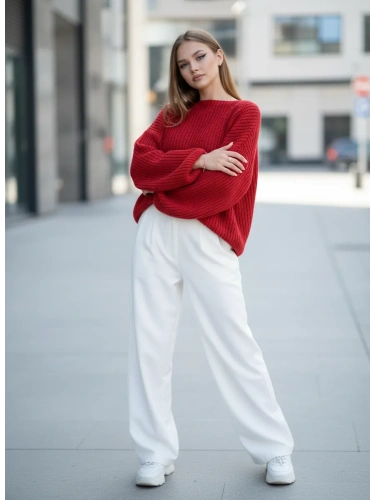 Вязаный свитер оверсайз удлиненный фото 6