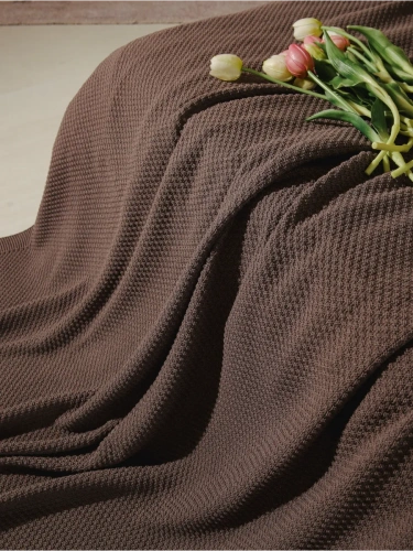 Плед 200х220 на кровать диван покрывало вязаный Хлопок 100 % фото 2