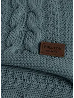 Плед 150х200 покрывало на диван кровать вязаный детский