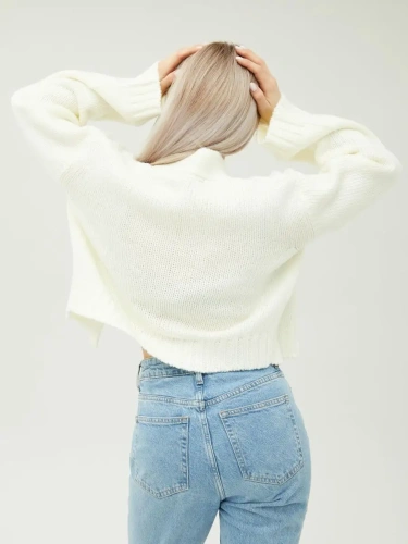 Кардиган укороченный Болеро короткий оверсайз молодежный фото 4