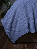 Плед 150х200 покрывало на диван кровать вязаный детский