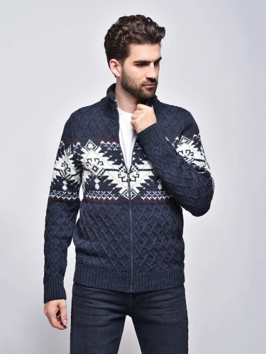 Кардиган мужской на молнии Кофта Жакет