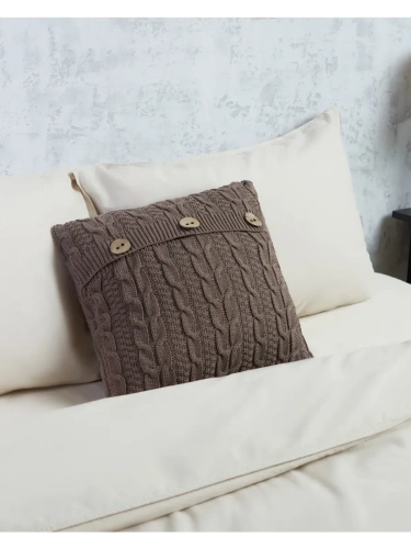 Плед 200x220 на кровать диван покрывало вязаный хлопок 100% фото 8