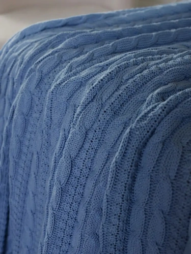 Плед 150х200 покрывало на диван кровать вязаный детский фото 2