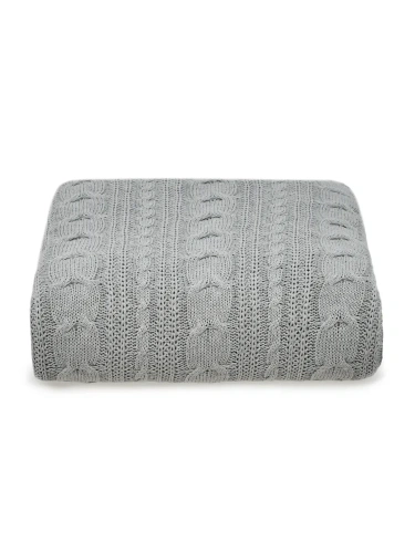 Плед 160х220 на кровать диван покрывало вязаный Хлопок 100 % фото 6