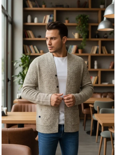 Кардиган офисный повседневный фото 4