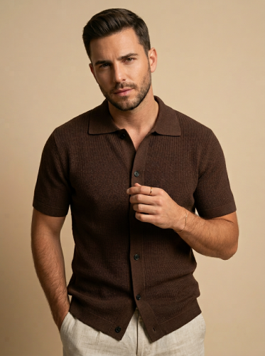 Кардиган мужской вязаный черный Old Money фото 2