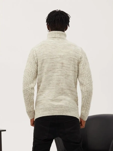 Свитер мужской с горлом теплый шерстяной фото 4