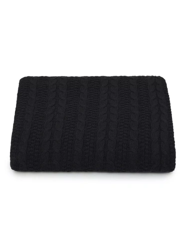 Плед 200x220 на кровать диван покрывало вязаный хлопок 100% фото 5