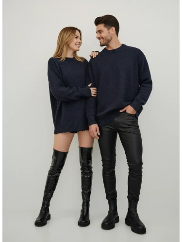 Свитер оверсайз женский и мужской теплая унисекс фото 2