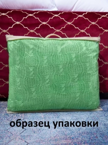 Плед 200х220 на кровать диван покрывало вязаный Хлопок 100 % фото 7