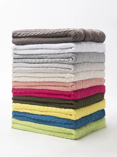 Плед 200х220 на кровать диван покрывало вязаный Хлопок 100 % фото 8