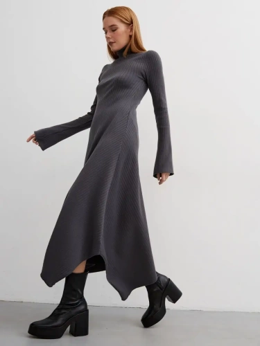 Платье вечернее праздничное офисное повседневное вязаное фото 10