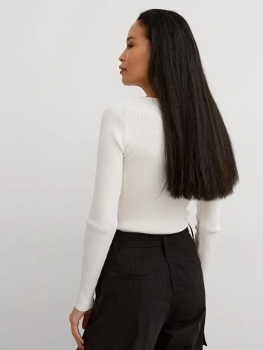 Кардиган женский на пуговицах укороченный летний короткий фото 3