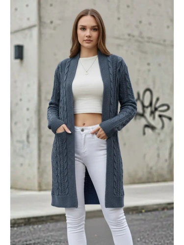 Кардиган женский удлиненный летний оверсайз