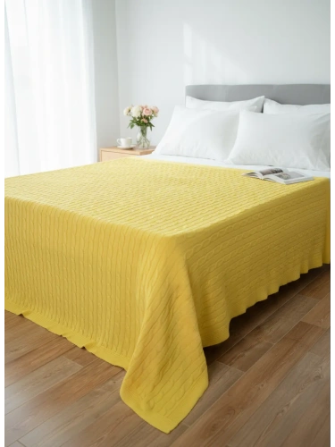 Плед 150х200 покрывало на диван кровать вязаный детский фото 6