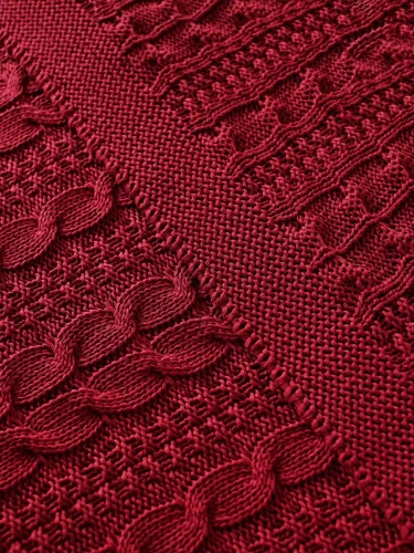 Плед 200x220 на кровать диван покрывало вязаный хлопок 100% фото 5