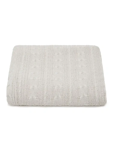 Плед 220х240 на кровать диван покрывало вязаный Хлопок 100 % фото 6