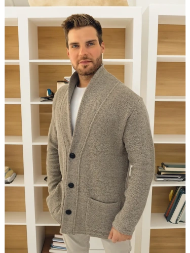 Кардиган на пуговицах длинный повседневный накидка удлиненный фото 3