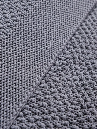 Плед 220х240 на кровать диван покрывало вязаный Хлопок 100 % фото 3