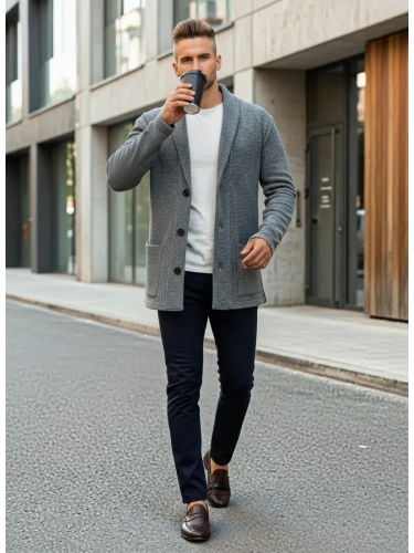 Кардиган на пуговицах длинный повседневный накидка удлиненный фото 8