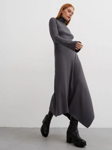 Платье вечернее праздничное офисное повседневное вязаное фото 2