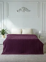 Плед 220x240 на кровать диван покрывало вязаный хлопок 100%