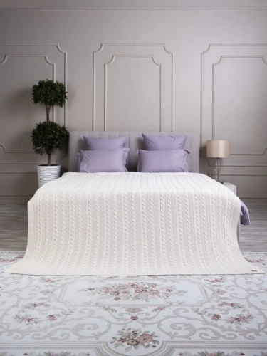 Плед 150х200 покрывало на диван кровать вязаный детский фото 4