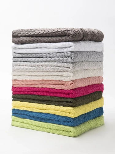 Плед 220х240 на кровать диван покрывало вязаный Хлопок 100 % фото 8