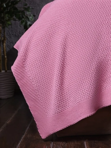 Плед 150х200 покрывало на диван кровать вязаный детский