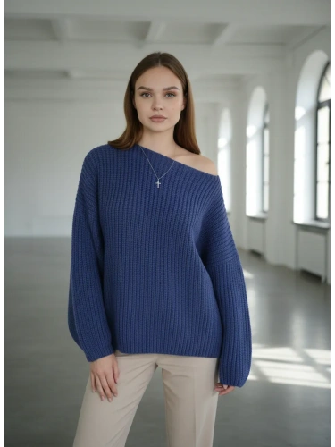 Вязаный свитер оверсайз удлиненный фото 7