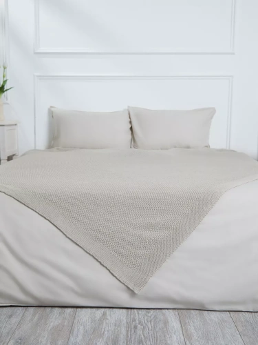 Плед 150х200 покрывало на диван кровать вязаный детский