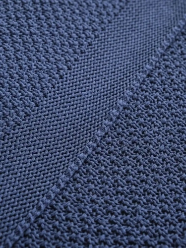 Плед 160х220 покрывало на диван кровать вязаный хлопок 100% фото 5