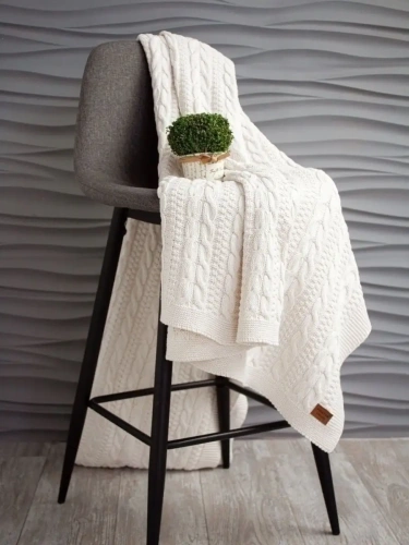 Плед 150х200 покрывало на диван кровать вязаный детский фото 2