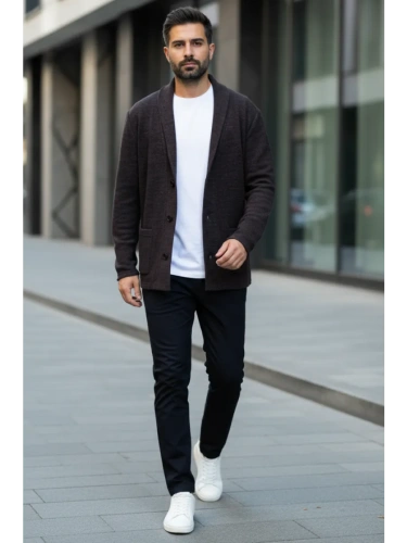 Кардиган на пуговицах длинный повседневный накидка удлиненный фото 4