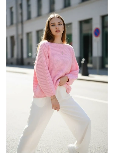 Вязаный свитер оверсайз удлиненный фото 7