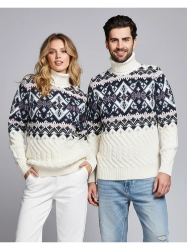 Свитер мужской с горлом теплый шерстяной