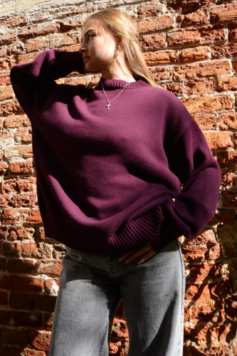 Свитер оверсайз женский и мужской теплая унисекс фото 3