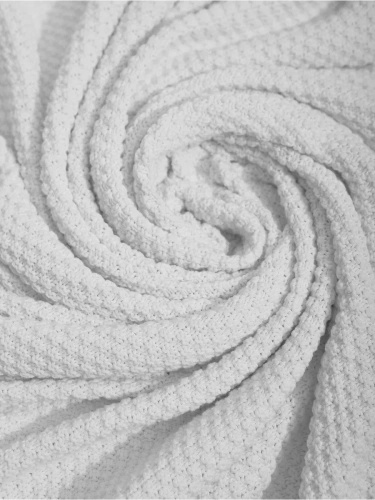 Плед 180х220 на кровать диван покрывало вязаный Хлопок 100 % фото 4