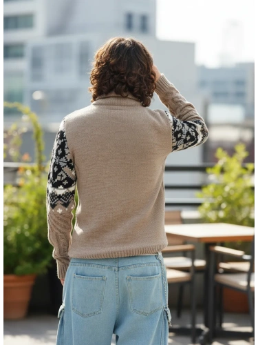 Свитер мужской с горлом теплый шерстяной фото 5