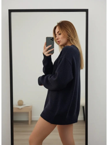 Свитер оверсайз женский и мужской теплая унисекс фото 5