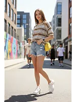 Кофта нарядная оверсайз укороченный ажурная кружевная сетка