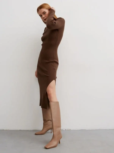 Платье вечернее праздничное офисное повседневное вязаное фото 9