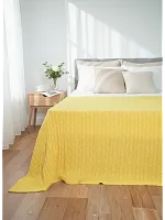 Плед 150х200 покрывало на диван кровать вязаный детский